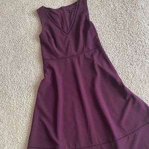 Ann Taylor marooned/purple dress.